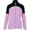 Adidas Youth Girls ColorBlock Junior Jacket - Black / Bliss Lilac 2 Adidas Youth Girls ColorBlock Junior Jacket - Black / Bliss Lilac -Putters Shop adidas youth girls colorblock outerwear