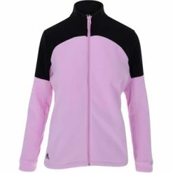 Adidas Youth Girls ColorBlock Junior Jacket - Black / Bliss Lilac