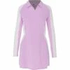 Adidas Youth Girls L/S Golf Junior Dress - Bliss Lilac -Putters Shop adidas youth girls l s golf dress