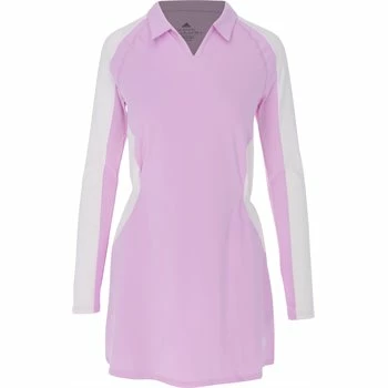 Adidas Youth Girls L/S Golf Junior Dress - Bliss Lilac 3 Adidas Youth Girls L/S Golf Junior Dress - Bliss Lilac