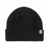 FootJoy FJ KNIT BEANIE BLACK -Putters Shop fj knit beanie black