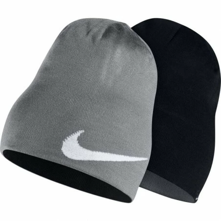 GORRO NIKE REVERSIBLE GRIS/NEGRO 3 GORRO NIKE REVERSIBLE GRIS/NEGRO