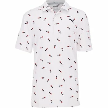 Puma Boys Cloudspun Popsi-Cool Junior Polo Shirt - Bright White / Ski Patrol 2 Puma Boys Cloudspun Popsi-Cool Junior Polo Shirt - Bright White / Ski Patrol
