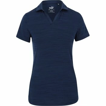 Puma Girl's Cloudspun Free Junior Polo Shirt - Navy Blazer Heather Size: S 3 Puma Girl's Cloudspun Free Junior Polo Shirt - Navy Blazer Heather Size: S