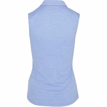 Puma Girl's Heather Junior Polo Shirt - Serenity Heather Size: XL 4 Puma Girl's Heather Junior Polo Shirt - Serenity Heather Size: XL - Image 2