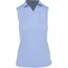 Puma Girl's Heather Junior Polo Shirt - Serenity Heather Size: XL