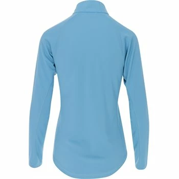 Puma Youth Girls ¼ Zip Junior Pullover - Dusty Aqua Size: S 4 Puma Youth Girls ¼ Zip Junior Pullover - Dusty Aqua Size: S - Image 2