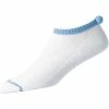 SOCKS FOOTJOY POM POM WOMAN WHITE/BLUE 2 SOCKS FOOTJOY POM POM WOMAN WHITE/BLUE -Putters Shop socks footjoy pom pom woman white blue