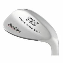 Tour Edge TGS Triple Grind Sole Stainless Wedge -Putters Shop tour edge tgs triple grind sole 48136