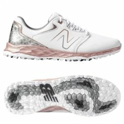 ZAPATOS DE GOLF NEW BALANCE FRESH LADY WHITE/ROSE -Putters Shop zapatos de golf new balance fresh lady white rose 1